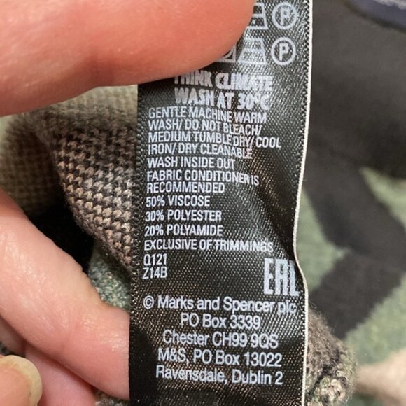 Marks & Spencer Sweater Green Pullover Size large - Picture 10 of 10